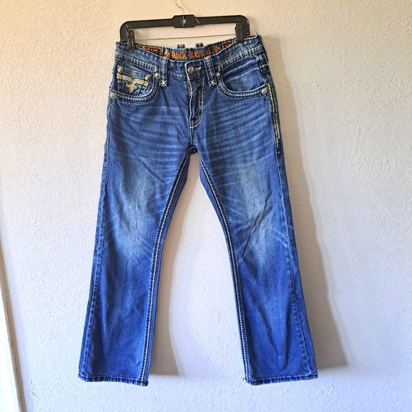 Rock Revival Selvin Slim Boot Jeans - Picture 2 of 7